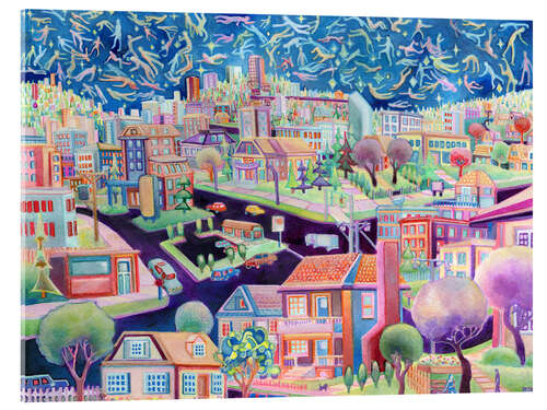 Tableau en verre acrylique Spirits of the City
