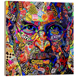 Stampa su legno Steve Jobs - Sasha Bom