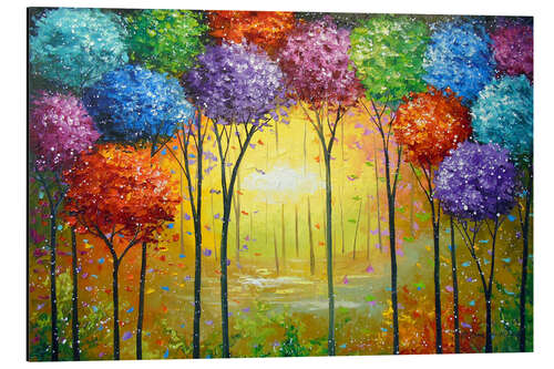 Tableau en aluminium Fairytale forest