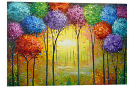 Hartschaumbild Märchenwald