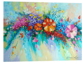 Akrylbilde A gentle melody of flowers - Olha Darchuk