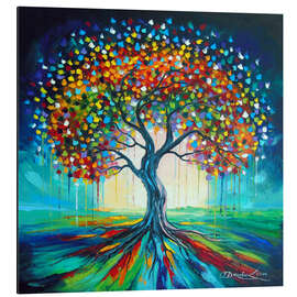 Aluminium print The tree of life with its own history - Olha Darchuk