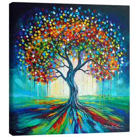 Obraz na płótnie The tree of life with its own history - Olha Darchuk