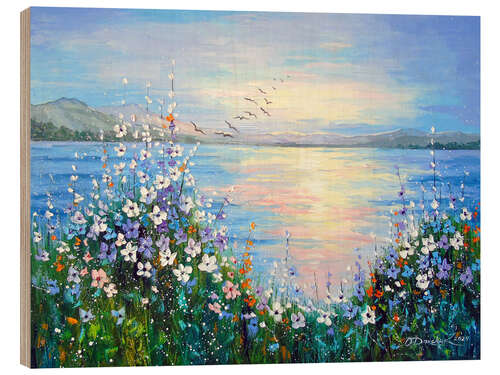 Quadro de madeira Tenderness of nature