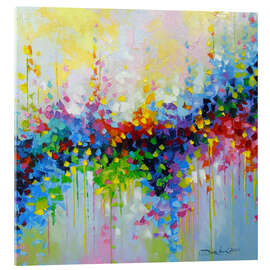 Tableau en verre acrylique Masterly play of colour - Olha Darchuk