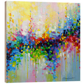 Cuadro de madera Masterly play of colour - Olha Darchuk