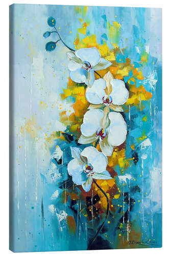 Canvas-taulu White orchid