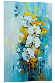 PVC-taulu White orchid