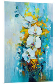 Tableau en plexi-alu White orchid