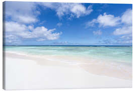 Canvas print Dream beach with turquoise water