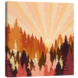 Canvastavla Autumn Forest
