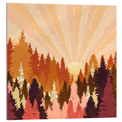 Tableau en plexi-alu Autumn Forest