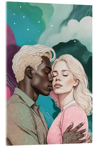 Cuadro de metacrilato Cosmic romance