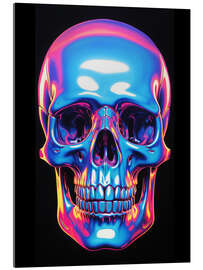 Quadro em acrílico CMYK Skull - Nikita Abakumov