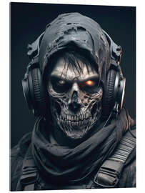 Obraz na szkle akrylowym Ghost Warrior Skeleton - Nikita Abakumov
