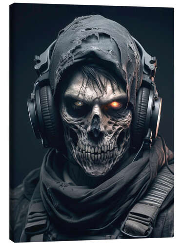 Canvas print Ghost Warrior Skeleton