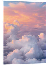 Acrylglasbild Himmel Wolken Sonnenuntergang