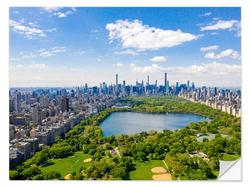 Muursticker New York Central Park