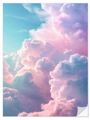 Sticker mural Fantasy Sky Clouds