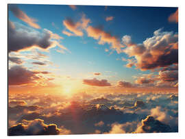 Cuadro de aluminio Sky Clouds Sunset