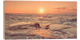 Quadro de madeira Sunset Beach - Assaf Frank