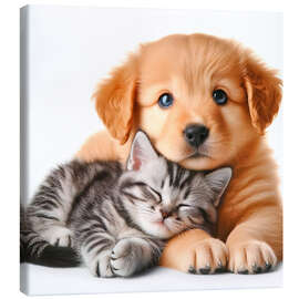 Canvas print Two inseparable friends I - nobelart