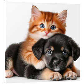 Magnettafel Zwei unzertrennliche Freunde II