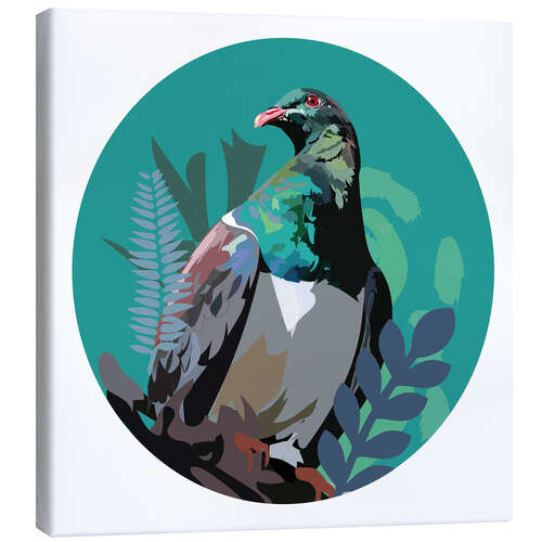Canvas print Wood Pigeon