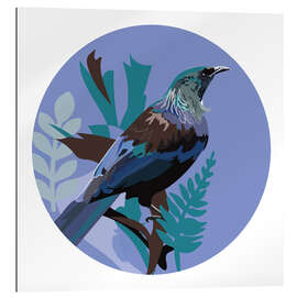 Galleritryk Tui on Blue Circle