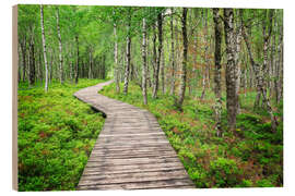 Holzbild Wege zur Entspannung