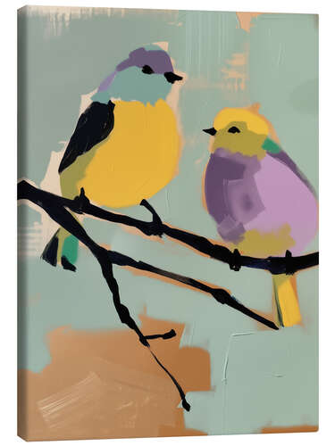 Obraz na płótnie Fauvist Bird Wedding