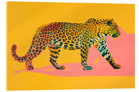 Quadro em acrílico Pop Art Leopard