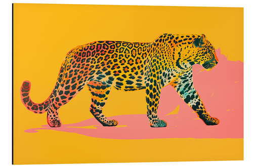 Alumiinitaulu Pop Art Leopard