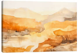 Lerretsbilde Watercolor Landscape Abstract II