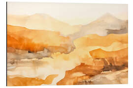 Magnettafel Aquarell Landschaft Abstrakt II