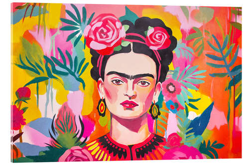 Acrylglas print Frida Kahlo artist portrait I