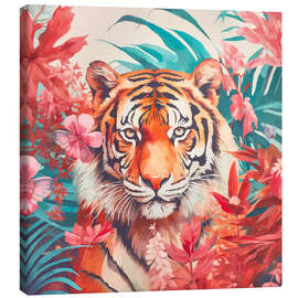 Canvas print Tigers Jungle Paradise - Andrea Haase