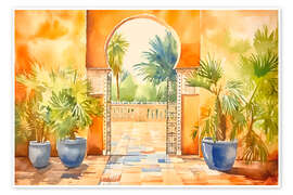 Plakat Tropical Jungle Palace