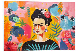 Magnettafel Frida Kahlo Künstlerporträt II