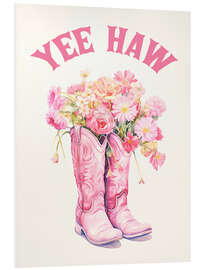 Hartschaumbild Western Boots Yee Haw