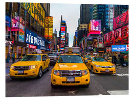 Akrylbilde Broadway Taxis - Assaf Frank