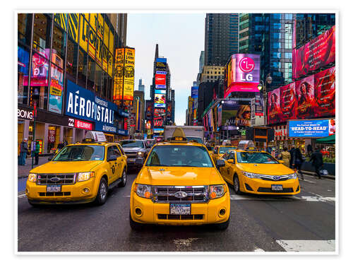 Poster Broadway Taxis