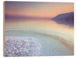 Quadro de madeira Dead Sea Shore - Assaf Frank