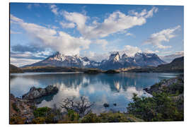 Alubild Torres del Paine in Patagonien