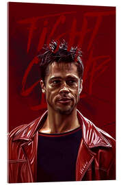 Acrylglasbild Tyler Durden - Fight Club - Dmitry Belov