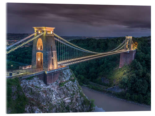 Acrylglasbild Clifton Suspension Bridge, Bristol