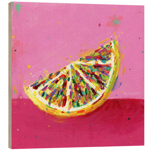 Trebilde Lemon Slice on pink