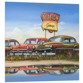 PVC-taulu Classic Cars