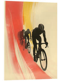 Acrylglasbild Radrennen - DejaReve