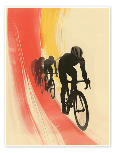 Poster Bicycle race